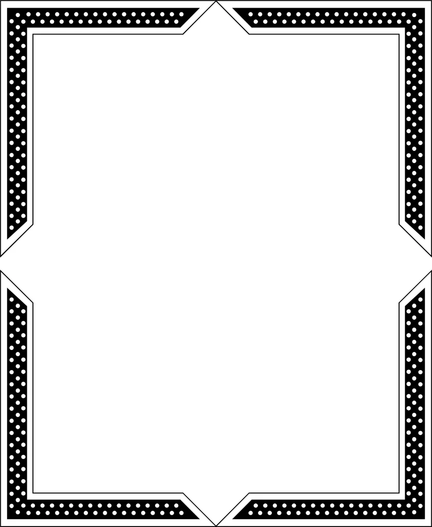 Illustration of a blank frame border : Free Stock Photo