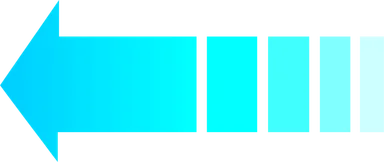 Free Stock Photo: Illustration of a left facing blue arrow