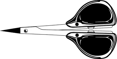 Free Stock Photo: Illustration of a pair of scissors