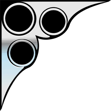 Free Stock Photo: Illustration of an upper left frame corner