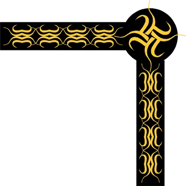 Free Stock Photo: Illustration of an upper right frame corner