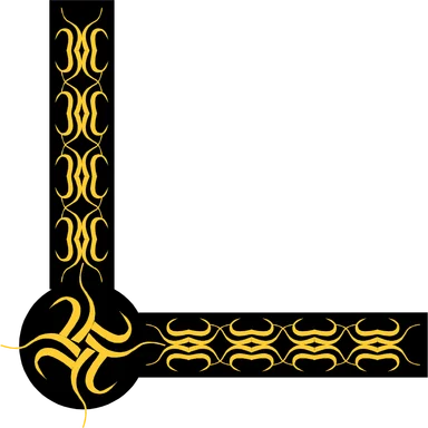 Free Stock Photo: Illustration of a lower left frame corner