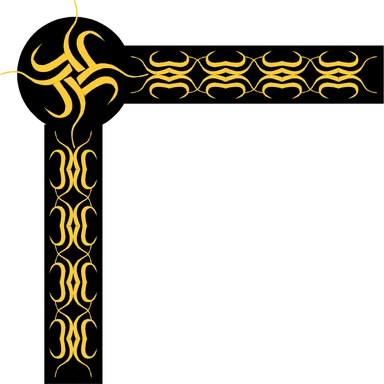 Free Stock Photo: Illustration of an upper left frame corner