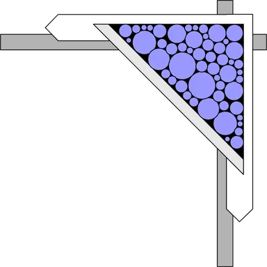 Free Stock Photo: Illustration of an upper right frame corner
