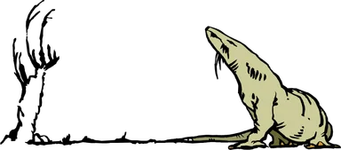 Free Stock Photo: Illustration of a dinosaur
