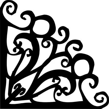 Free Stock Photo: Illustration of a lower left frame corner
