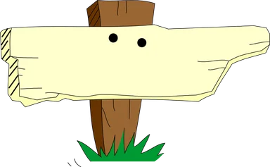 Free Stock Photo: Illustration of a blank right pointing sign