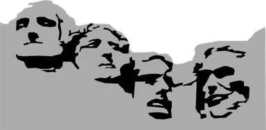 Free Stock Photo: Illustration of Mount Rushmore in South Dakota