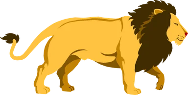 Free Stock Photo: Illustration of a lion