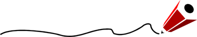 Free Stock Photo: Illustration of a pencil drawing a line