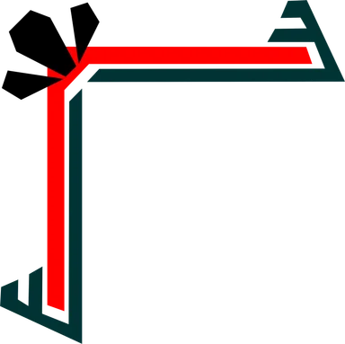 Free Stock Photo: Illustration of an upper left frame corner