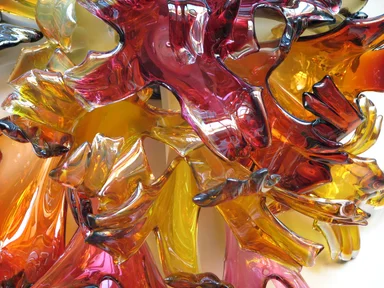 Free Stock Photo: Closeup of a glass sculpture