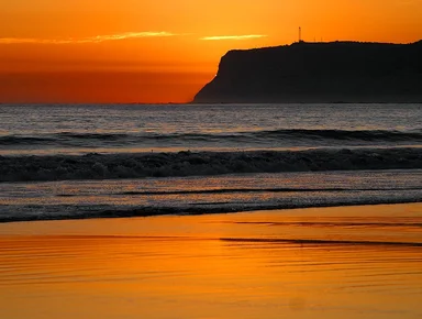 Free Stock Photo: A sunset at the beach