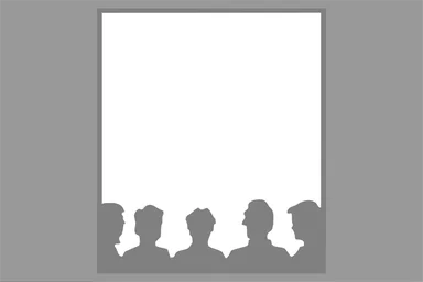 Free Stock Photo: Illustration of a blank frame with people silhouettes