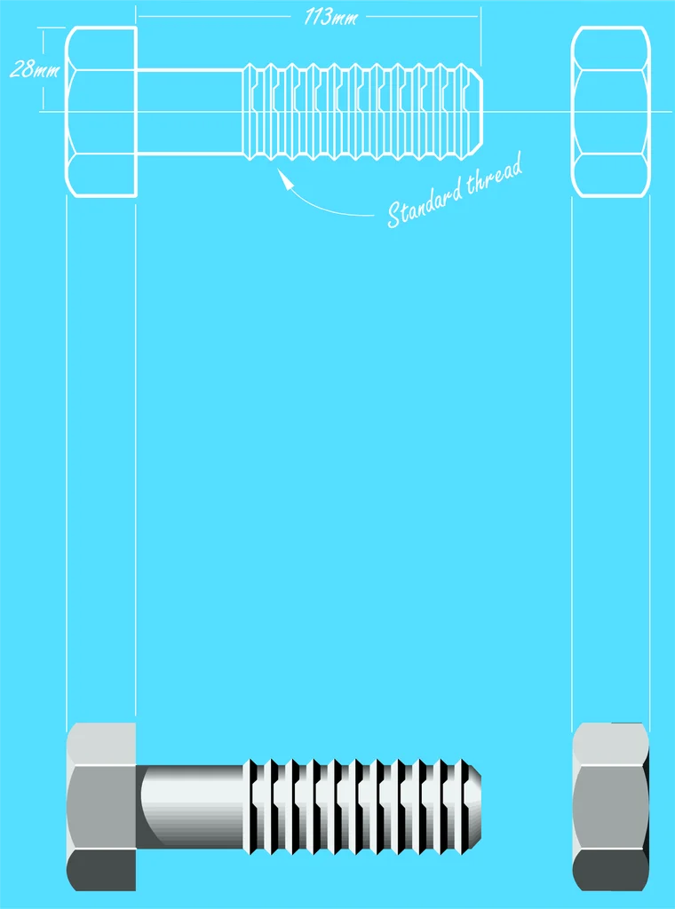 Illustration of a screw background : Free Stock Photo