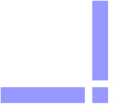 Free Stock Photo: Illustration of a blue lower right frame corner