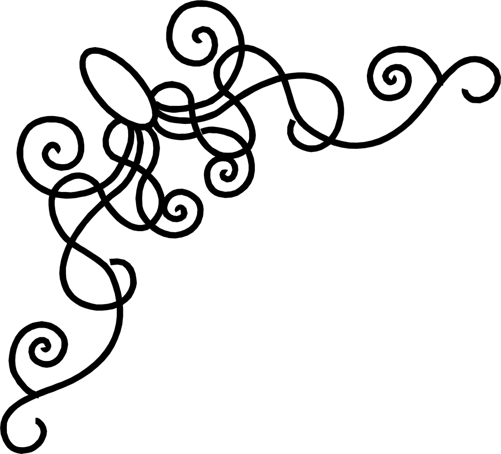 Illustration of an upper left frame corner : Free Stock Photo