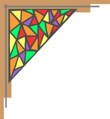 Free Stock Photo: Illustration of an upper right frame corner