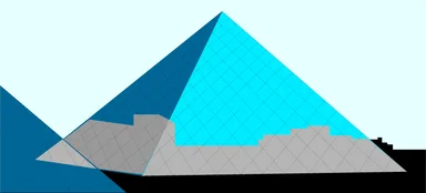 Free Stock Photo: Illustration of the Louvre Pyramid