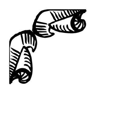 Free Stock Photo: Illustration of an upper left frame corner