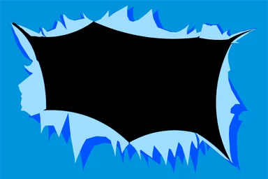 Free Stock Photo: Illustration of a torn blue background