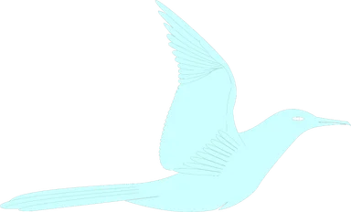 Free Stock Photo: Illustration of a blue bird