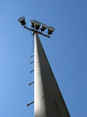 Free Stock Photo: Spotlights on a tall pole