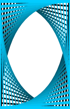 Free Stock Photo: Illustration of a blue spiral blank border design