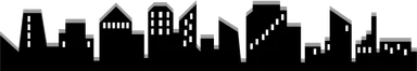 Free Stock Photo: Illustration of a city skyline