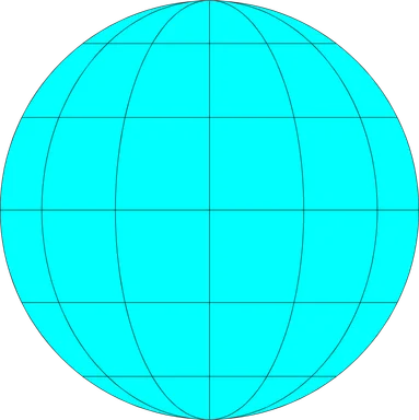 Free Stock Photo: Illustration of a blank globe