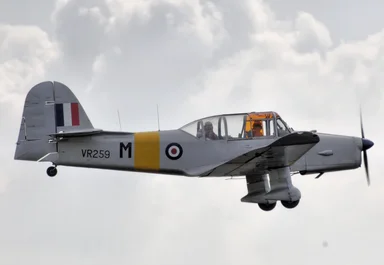 Free Stock Photo: A Percival P.40 Prentice T.1 flying in the sky