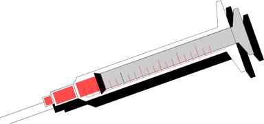 Free Stock Photo: Illustration of a syringe