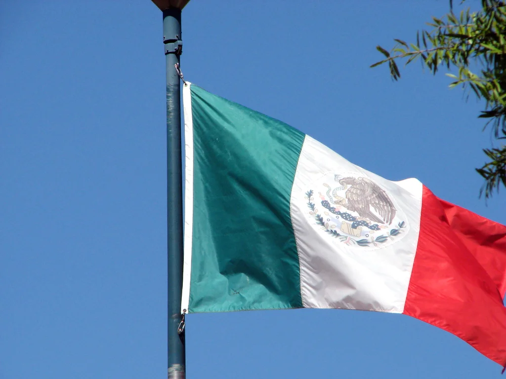 Mexican flag : Free Stock Photo