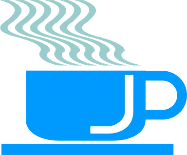 Free Stock Photo: Illustration of a cup of hot coffee