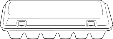 Free Stock Photo: Illustration of a carton of eggs