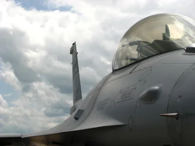 Free Stock Photo: Closeup of a jet fighter