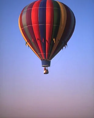 Free Stock Photo: A hot air balloon flying in the sky