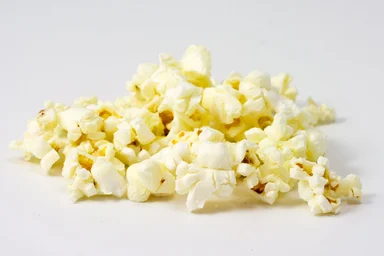 Free Stock Photo: Popcorn isolated on a white background