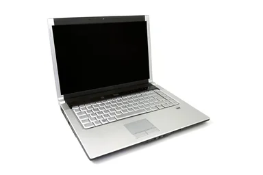 Free Stock Photo: A laptop isolated on a white background