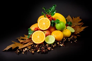 Free Stock Photo: A pile of mixed fruits