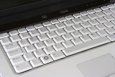 Free Stock Photo: Close-up of a laptop keyboard