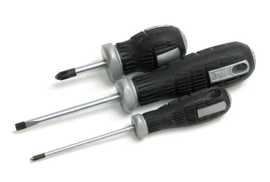 Free Stock Photo: Screwdrivers isolated on a white background