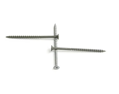 Free Stock Photo: Long screws isolated on a white background