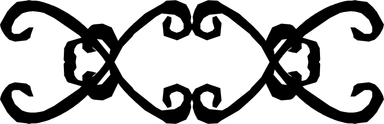 Free Stock Photo: Illustration of a black ornate design