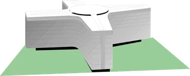 Free Stock Photo: Illustration of an office building