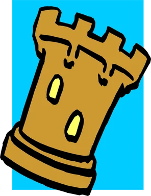 Free Stock Photo: Illustration of a medieval castle tower