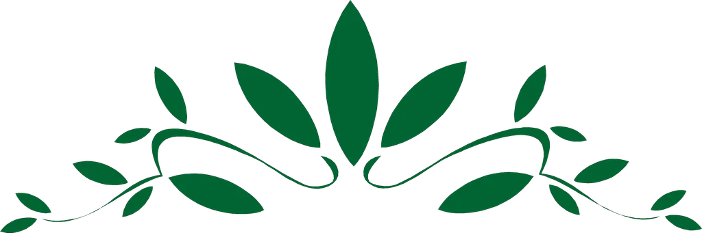 Illustration of a green leaf design : Free Stock Photo