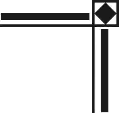 Free Stock Photo: Illustration of an upper right frame corner