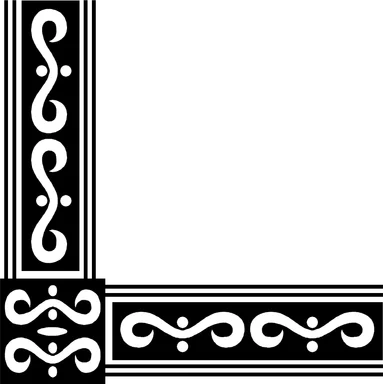 Free Stock Photo: Illustration of a lower left frame corner