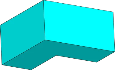 Free Stock Photo: Illustration of a blue 3d up arrow